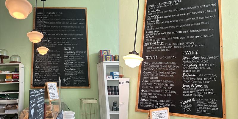 Dominick's Deli on Lee Menu