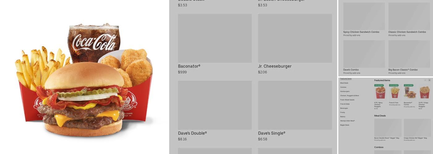 Wendy's Menu