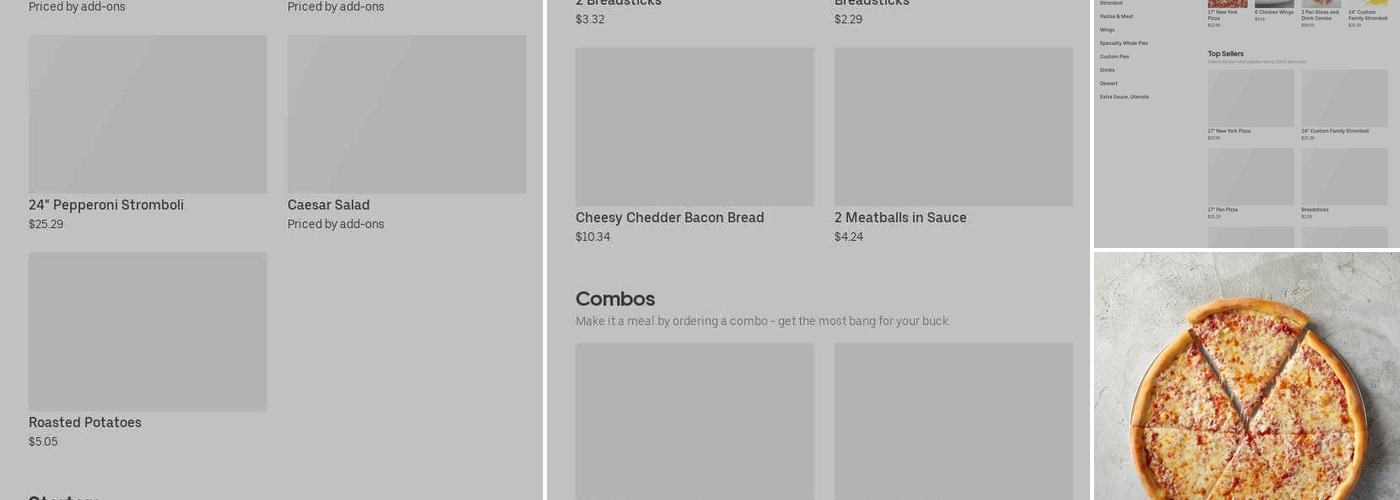 Sbarro Menu