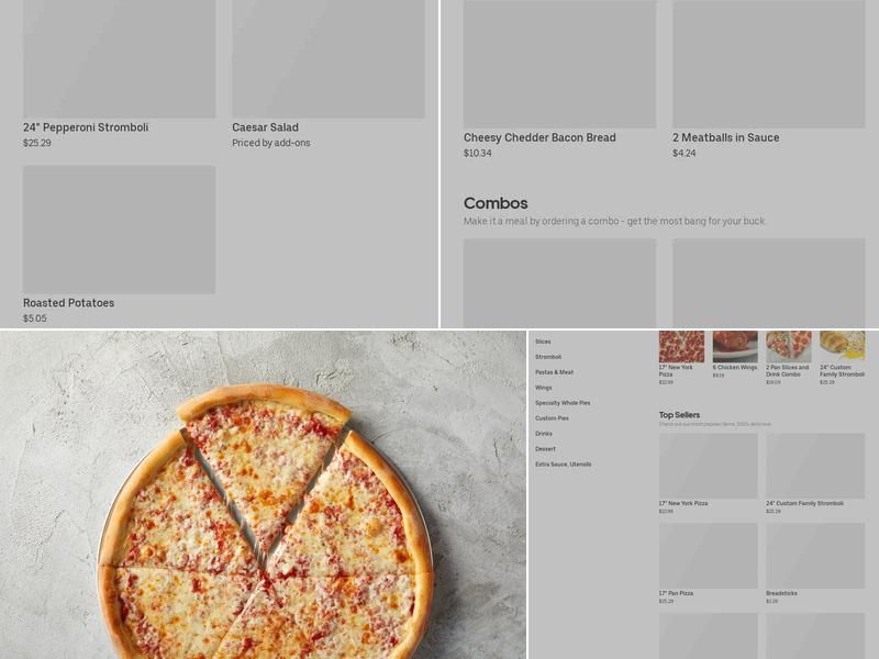 Sbarro Menu