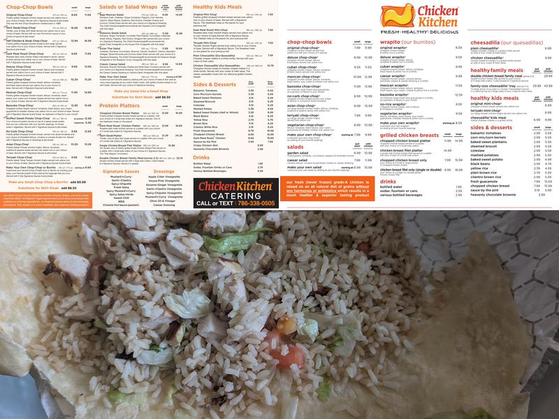 Chicken Kitchen Menu
