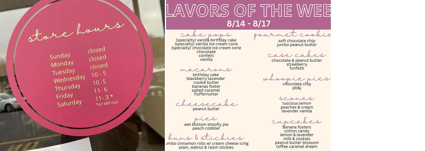 Sughr & Company Menu