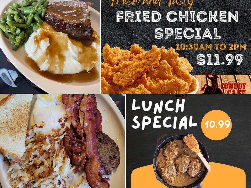 Cowboy cafe 111 Adams St, Pleasant Hope