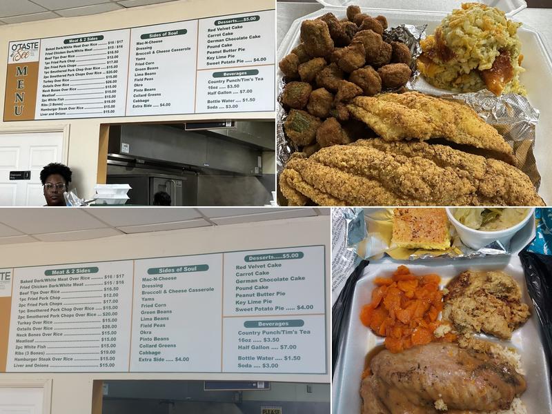 O’ Taste & See LLC Menu