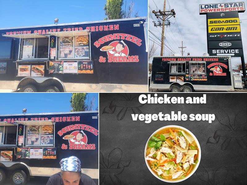 Schnitzel and dreams food trailer