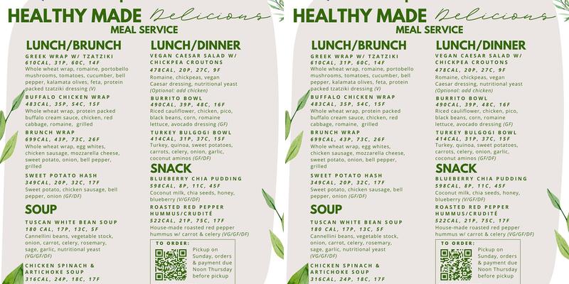 Baldy's BBQ and Catering Menu