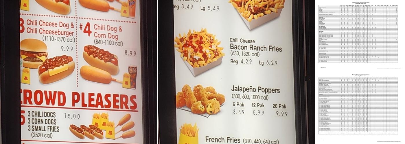 Wienerschnitzel Menu