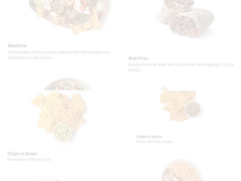 Big Wig Tacos & Burritos Menu