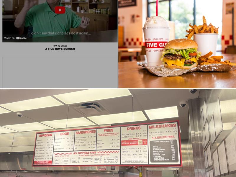 Five Guys Menu