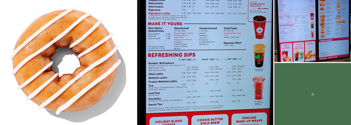 Dunkin' Menu