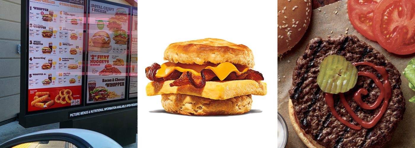 Burger King Menu