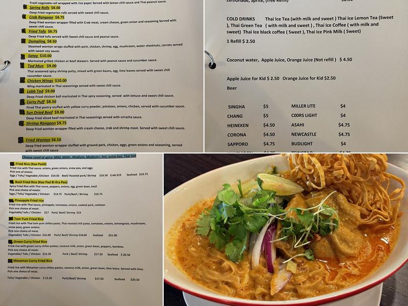 Thai Charm Menu