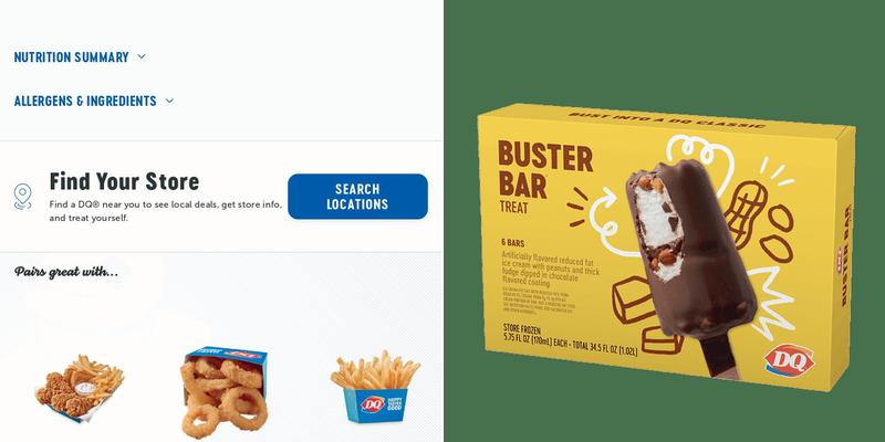 Dairy Queen Grill & Chill Menu