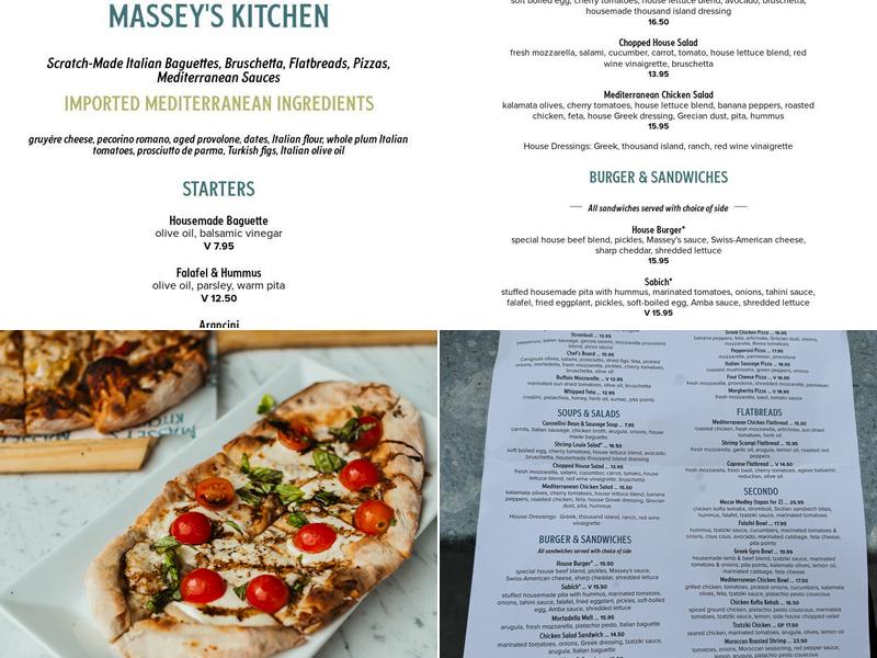 Massey's Kitchen Menu