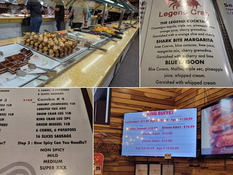 King Buffet Menu