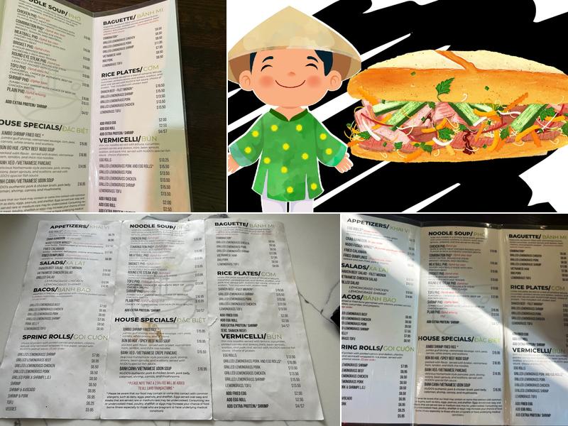 NUDO Menu
