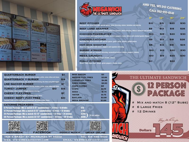 Megawich - The Ultimate Sandwich Menu