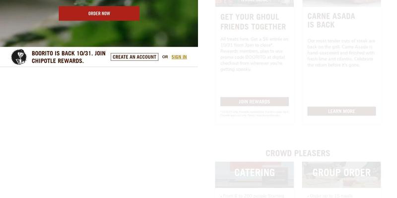 Chipotle Mexican Grill Menu