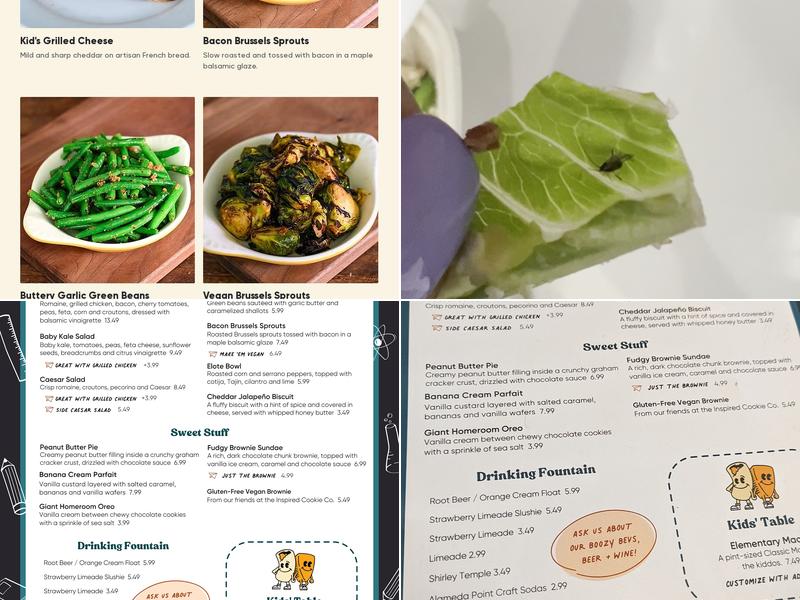 Homeroom Berkeley Menu