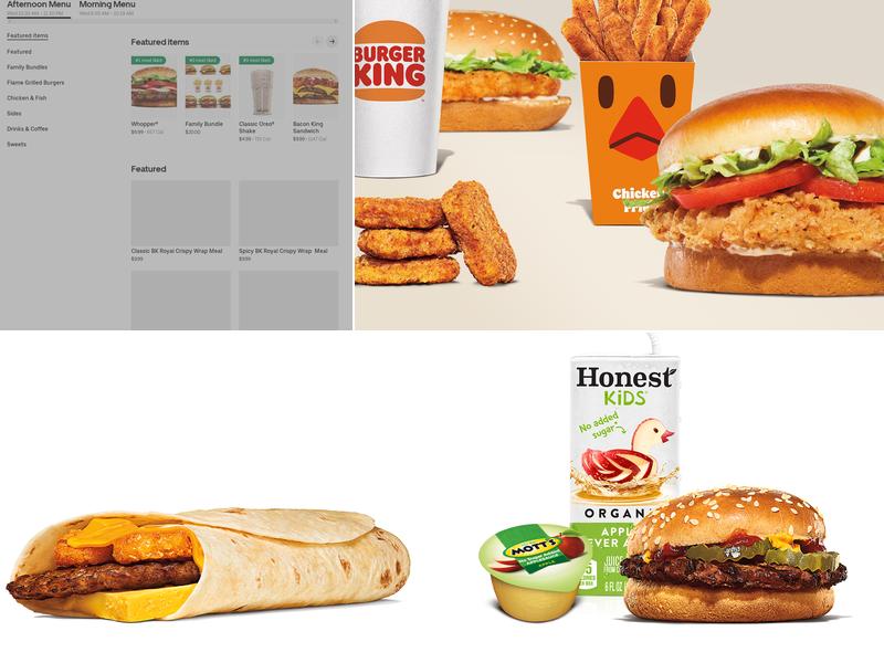 Burger King Menu