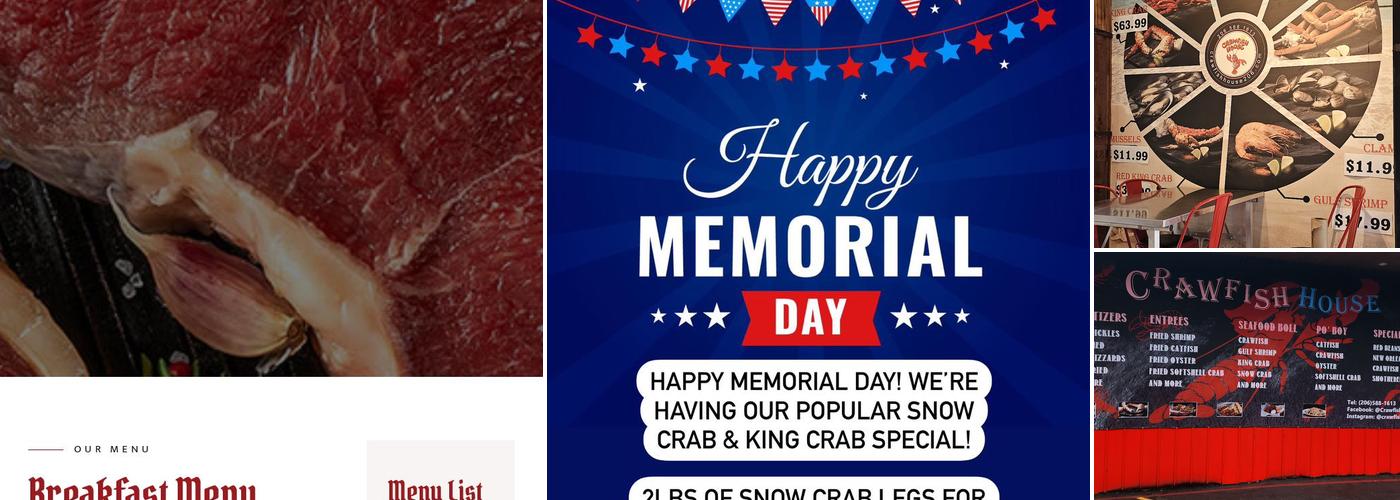 crawfish house renton Menu