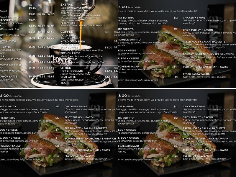 Fonte Coffee - 8th Avenue Menu