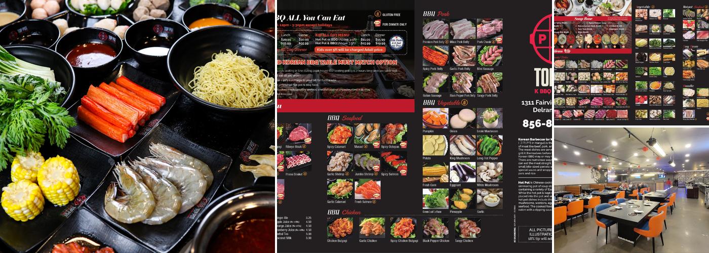 Top Pot & K BBQ Menu