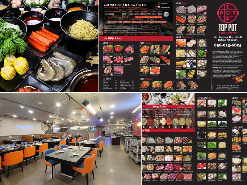 Top Pot & K BBQ Menu