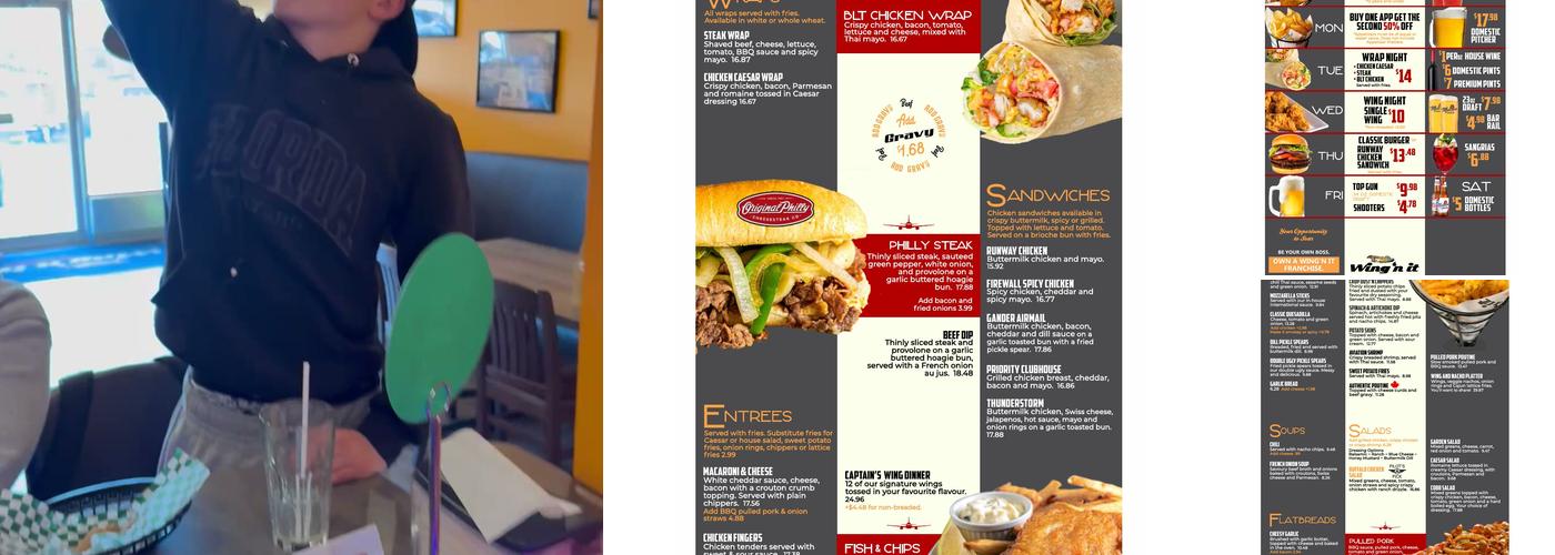 Wing’n it Menu