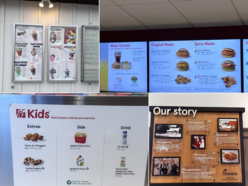 Chick-fil-A Menu