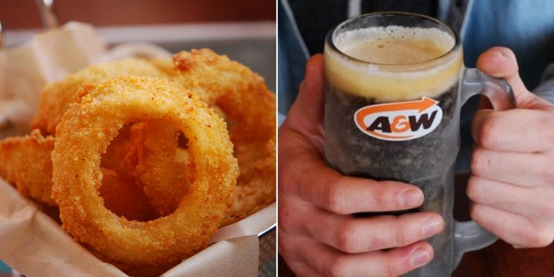 A&W Canada Menu