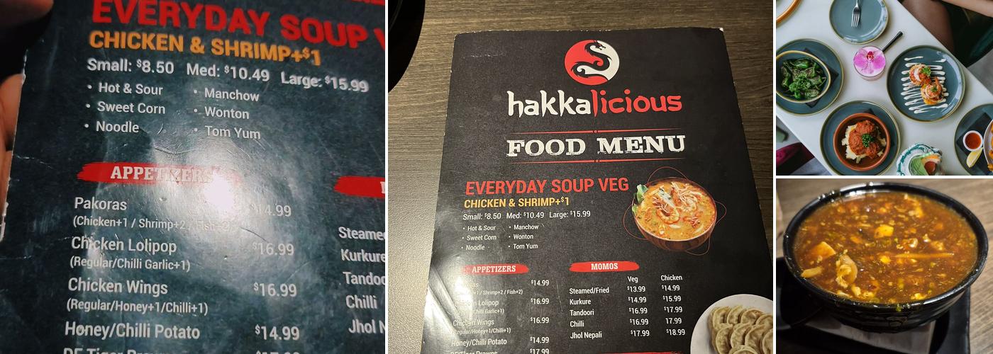 Hakkalicious Menu