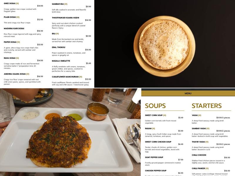 Madurai Kitchen Menu