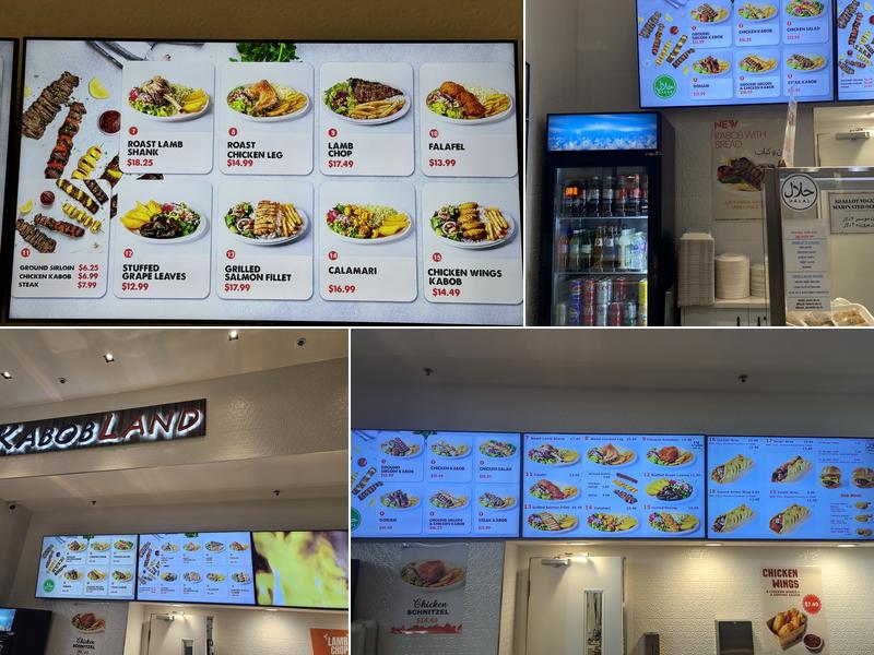Kabob Land Menu
