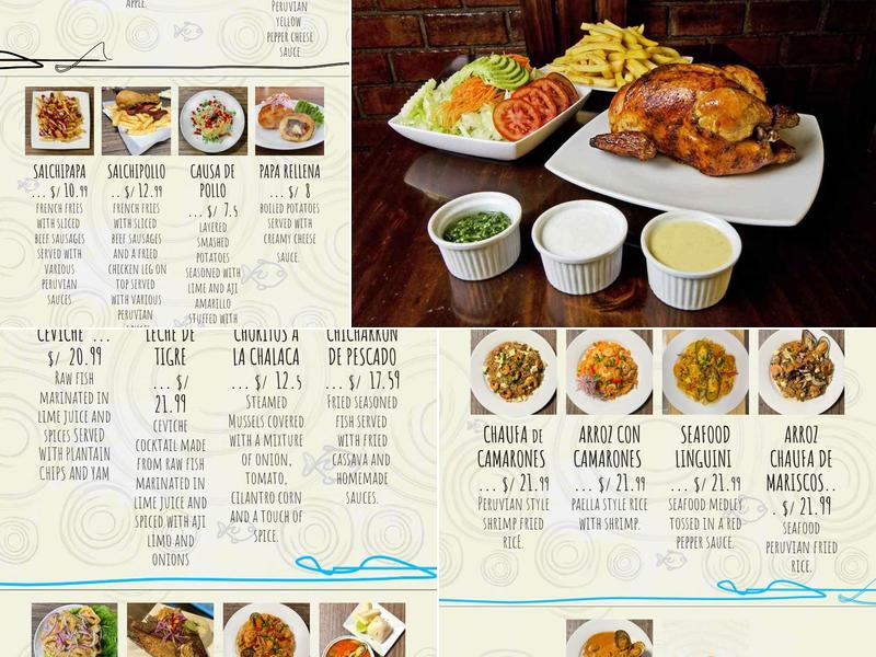 Sabor a peru Calgary Menu