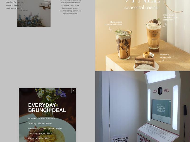 And Some Flower Cafe Menu