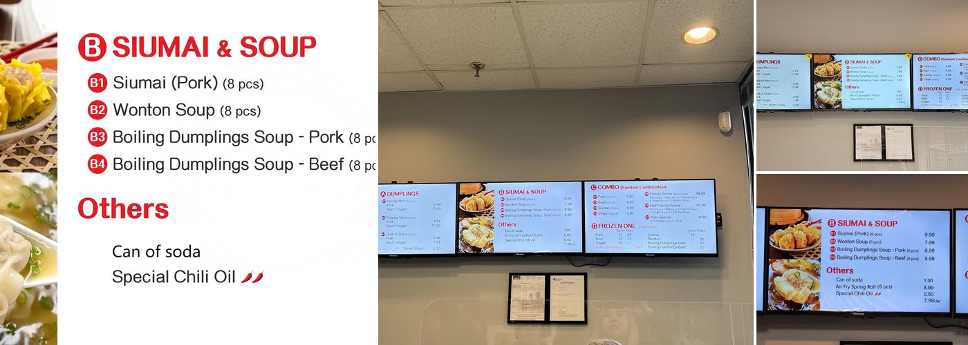 Deng’s Dumpling Menu