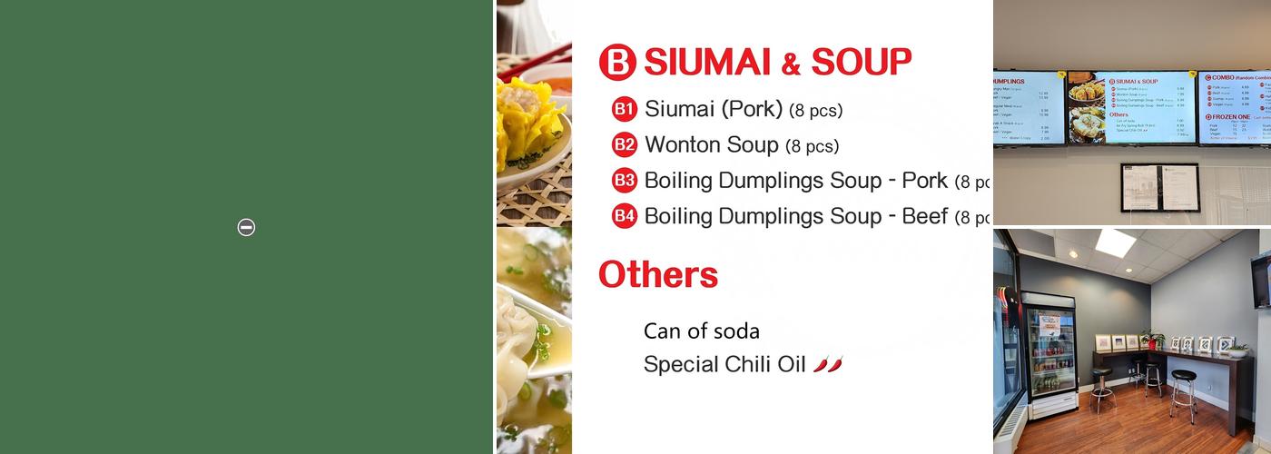 Deng’s Dumpling Menu