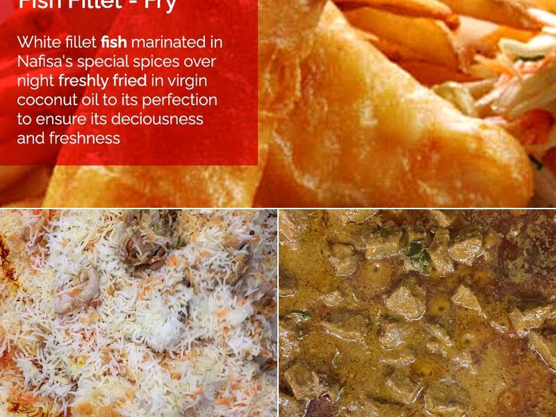 Nafisas Kitchen Menu