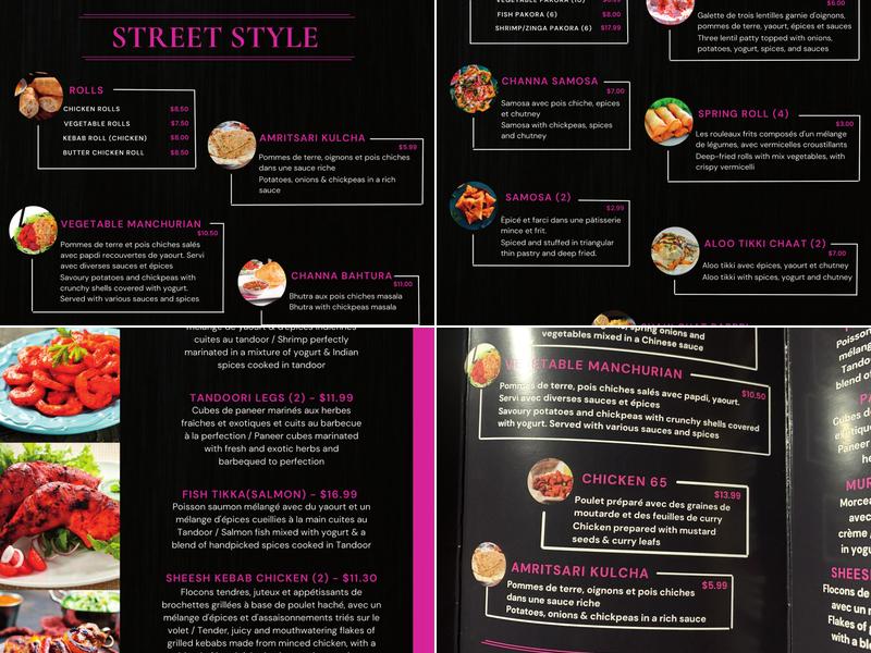 Desi Vibes Bar And Grill Menu