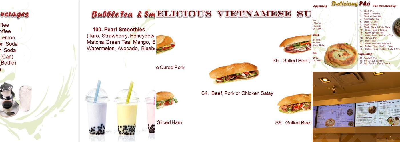 Delicious Pho Food Court West Edmonton Mall Menu