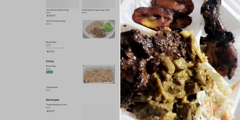 Jamaican Jerk Shak Menu