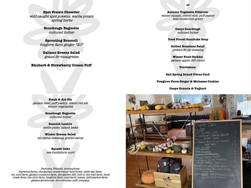 Oxeye Menu