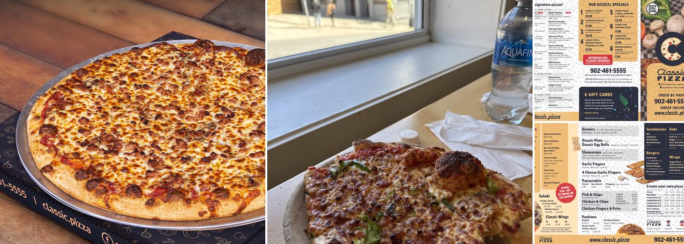 Classic Pizza Menu