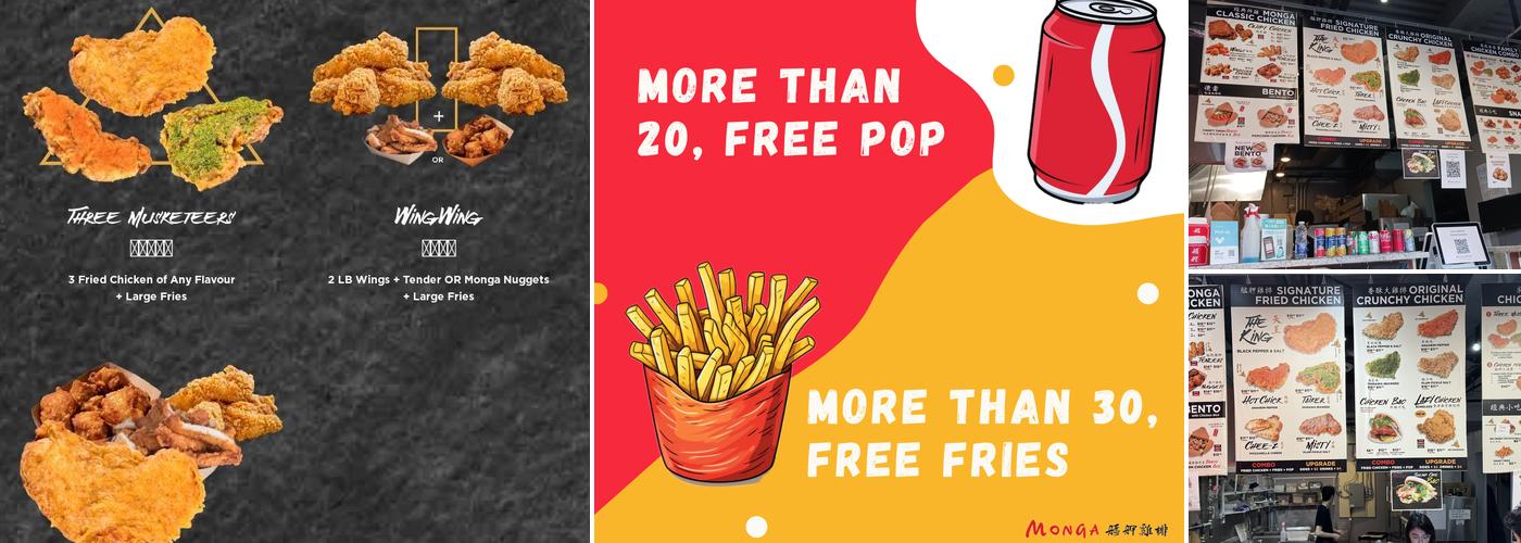 Monga Fried Chicken (Hamilton) Menu