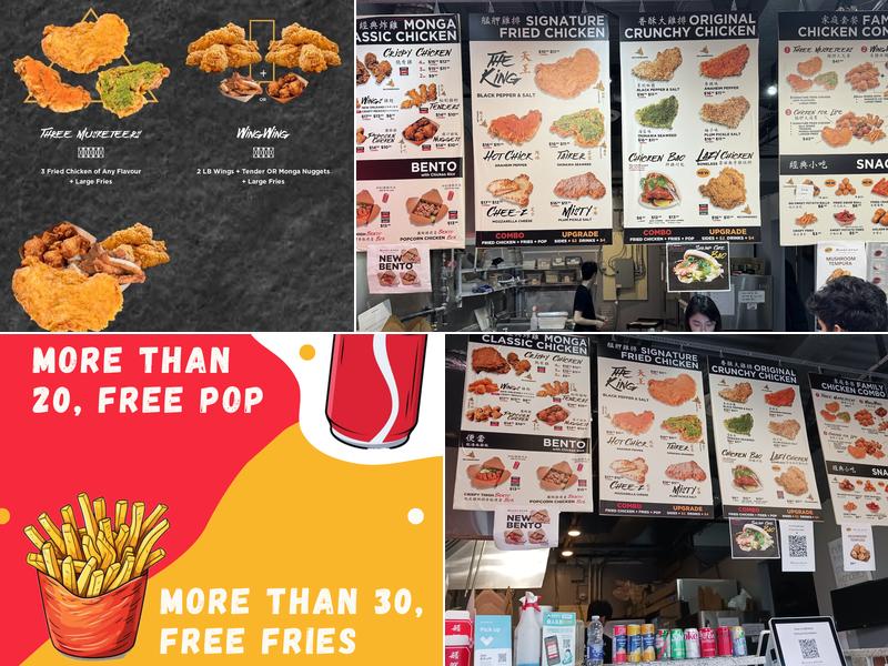 Monga Fried Chicken (Hamilton) Menu