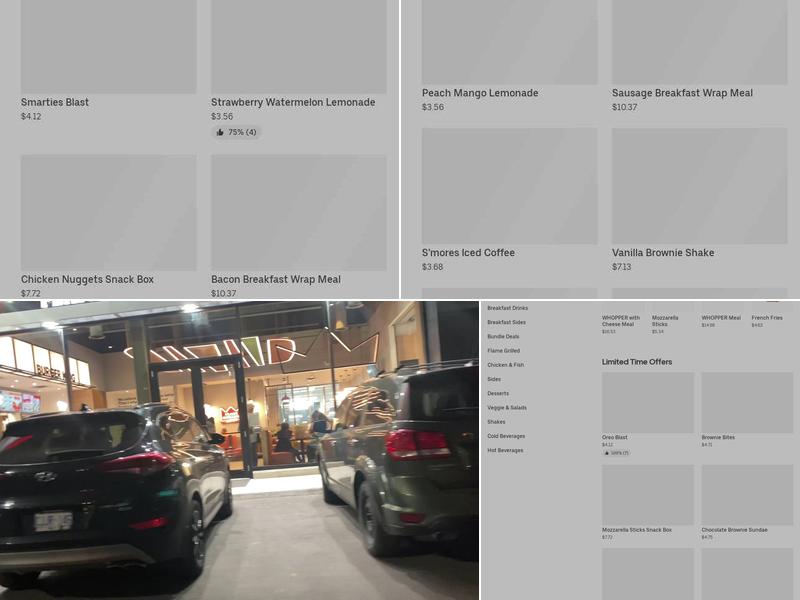Burger King Menu