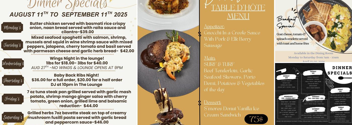 Aqsarniit lounge Menu