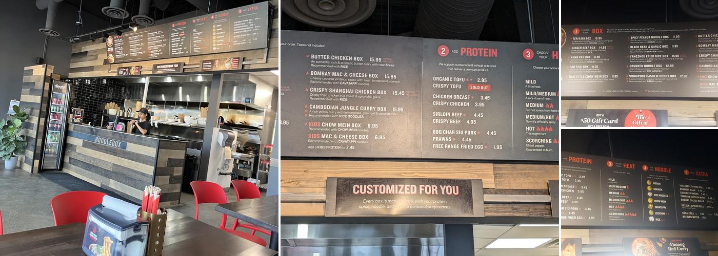 Noodlebox Menu