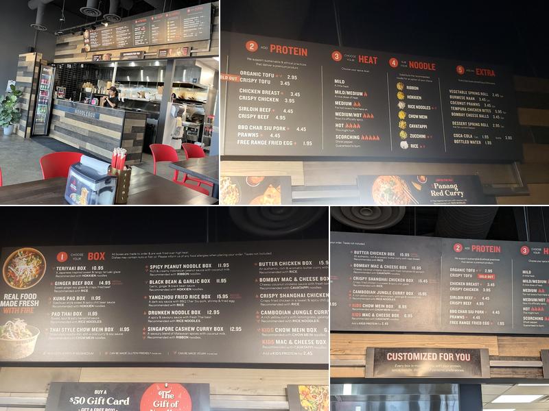 Noodlebox Menu